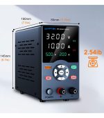 منبع تغذیه آزمایشگاهی وانپتک GC3010H (WANPTEK) - Image 3